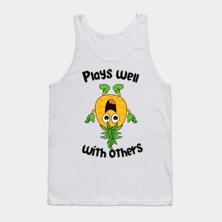 upside down pineapple Tank Top